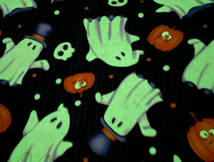 Small Round Bed Set Glow in The Dark Halloween