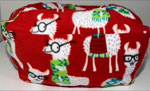 Small Squishy Bed Winter llamas