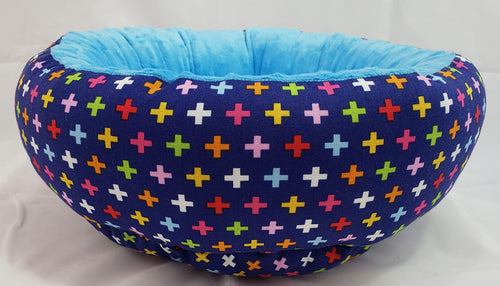 Small Round Bed Modern Print