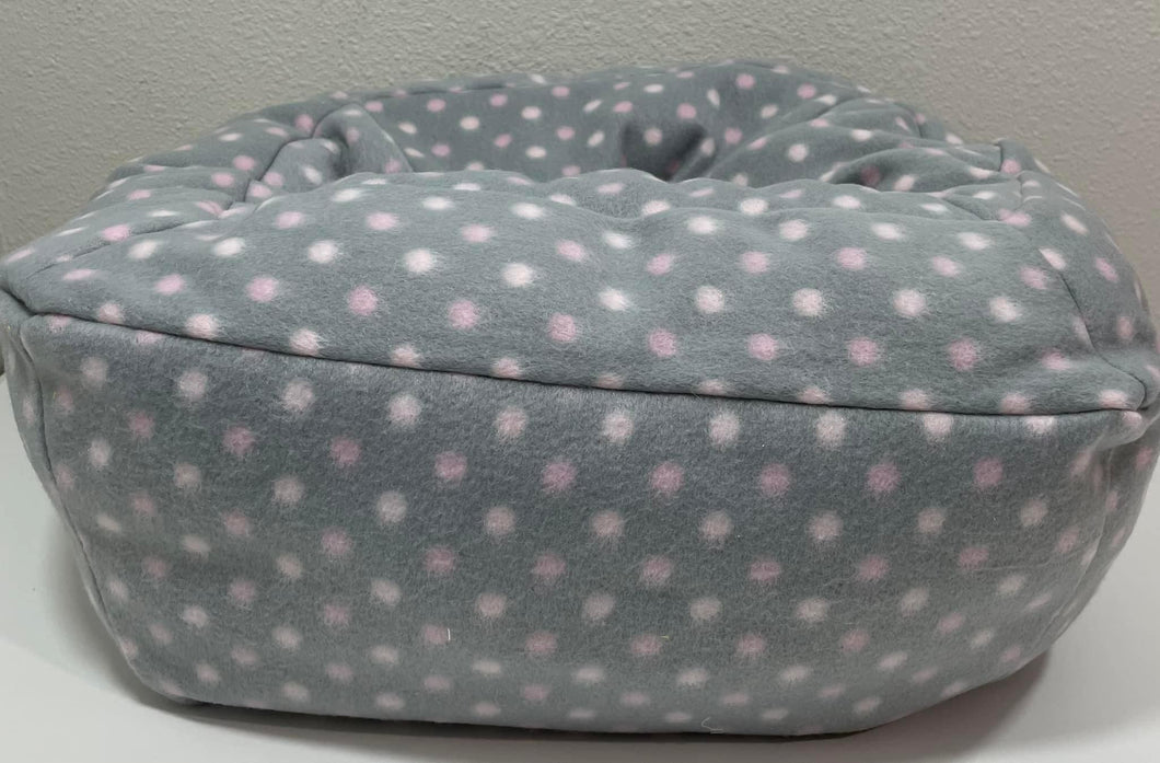 Small Squishy Bed Pink Dots